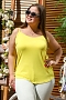 Женская майка 9119 / желтый