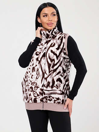 Женский жилет велсофт ЖВ-427 / Тигр