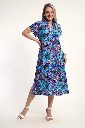Женское платье 32746 / бирюзовый