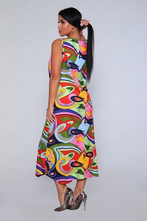 Женский сарафан Пикассо 724 / Мультиколор
