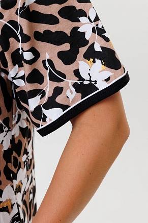 Женский халат 2177 / Коричневый