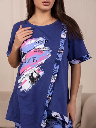 Женский костюм мод.2145/1 / Синий