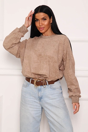 Женский свитшот 84302 / бежевый