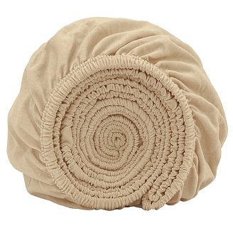 Простыня УЗБ трикотаж / бежевая