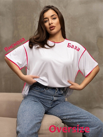 Женская футболка мод.2159 / Белый