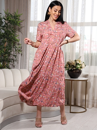 Платье женское Жаклин-2 751 / коралловый