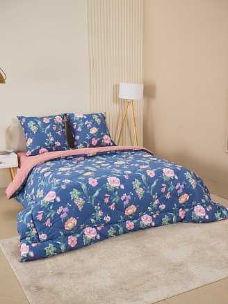 Постельное белье сатин с одеялом / Милонга