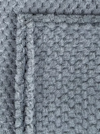 Плед велсофт арт. ПЛЕД100 / Серый