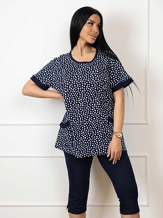 Женский костюм мод.557/12 / Синий