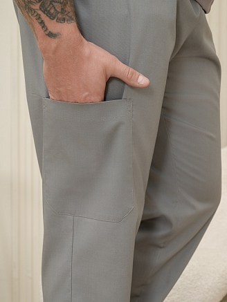 Костюм медицинский мужской М-151-39 Вискоза/Стрейч