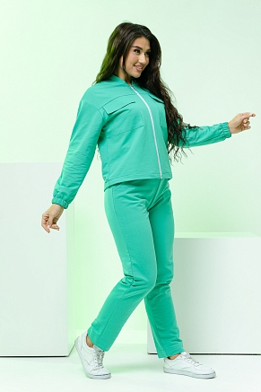 Женский костюм 24778 / зеленый