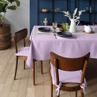 Подушка для стула рогожка "Волшебная Ночь" 40/40 / Сирень