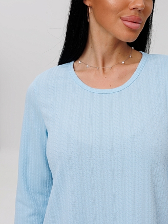 Женская сорочка Сор-109(Трк) / Голубой