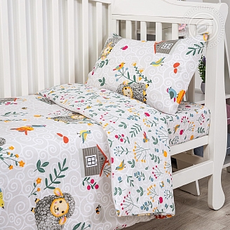 Постельное белье в кроватку бязь арт.130 Барашки