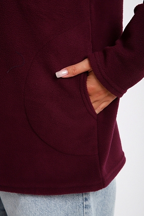 Женская толстовка на молнии 734 / Ежевика