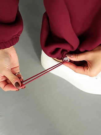 Женский костюм с брюками 2246/3 / Бордовый