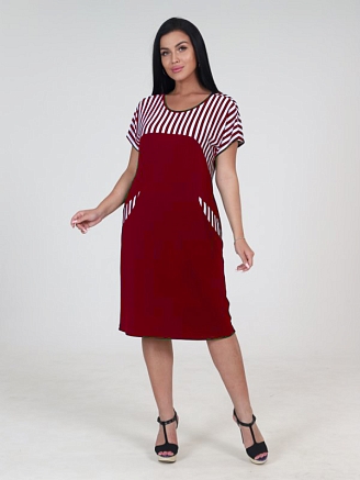 Женское платье Марго ПлВ-48 / Бордо