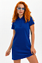 Женское платье поло14413/1 / электрик