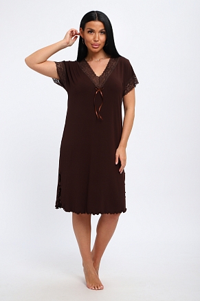 Женская сорочка Олеся / Шоколад