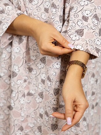 Женская ночная сорочка мод.1782/18 / Бежевый