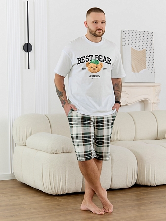 Мужской костюм Мишель-7 КП-169 / зелёный