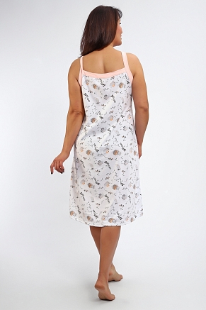 Женская ночная сорочка 88128 / белый