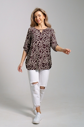 Женская туника 36941 / молочный