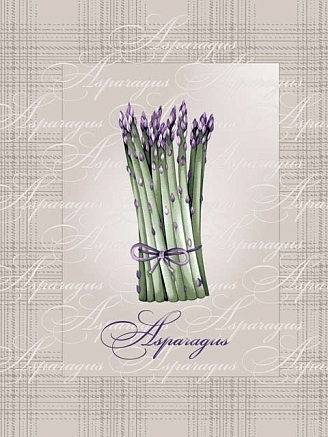 Набор вафельных полотенец 3 шт. / Овощная корзинка