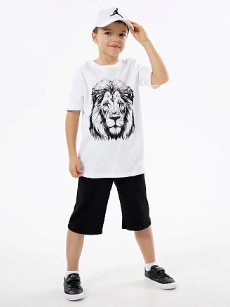 Детская пижама с шортами "Сорванец" / Лев
