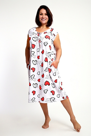 Женская сорочка 88131 / белый