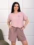 Женский костюм мод.2182/2 / Розовая пудра