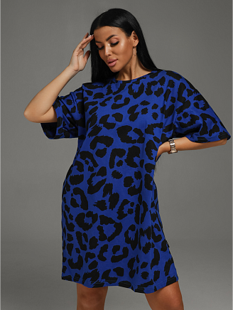 Женское платье-футболка Вега / Василек