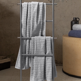 Полотенце махровое "Волшебная Ночь" Wave / Холодный серый