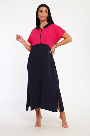 Женский халат 33519 / синий