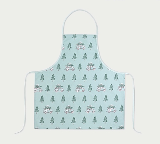Фартук кухонный рогожка / Елочка 1