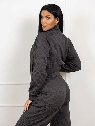 Женский костюм мод.2128/1 / Серый