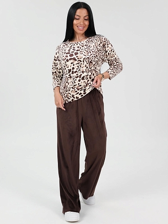 Женский костюм Лоренза / коричневый