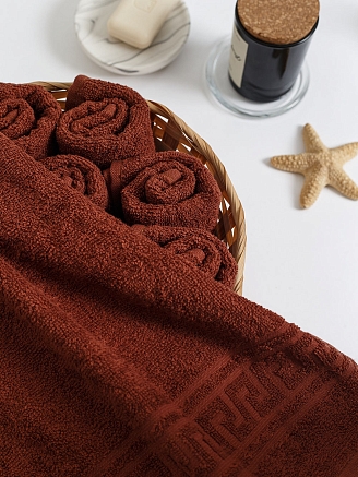 Полотенце махровое г/к Узбекистан 380 гр/м2 / 905-шоколадный