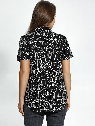 Женская футболка Страсть / Графика черная