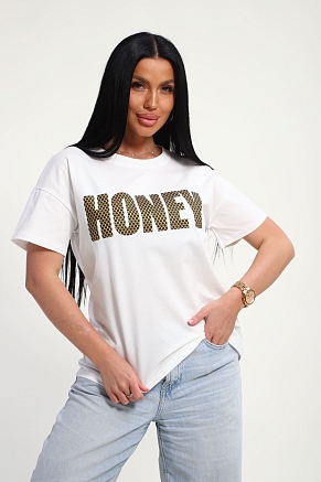 Женская футболка 85665 / белый