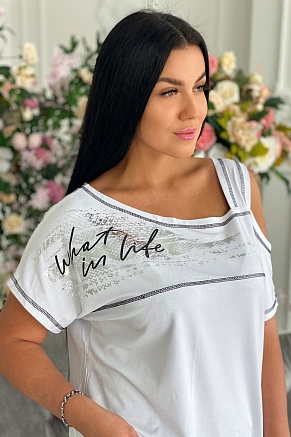 Женская туника 9042 / белый