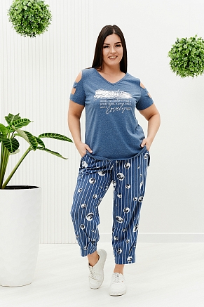 Женская туника 9146 / джинс