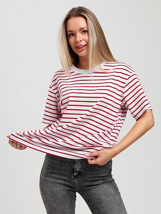 Женская футболка Брина-2 Ф-134 / красный