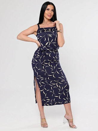 Женский сарафан Приморье / бежевый