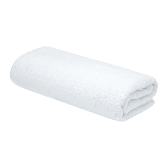 Махровое полотенце СР Отельное люкс м8009 / Белый