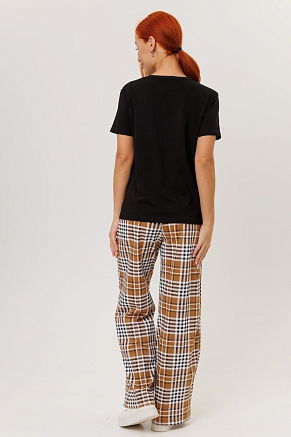 Женский костюм с брюками 2260 / Горчичный