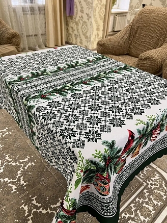 Скатерть рогожка / Новогодняя (в ассортименте)
