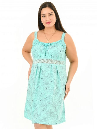 Женская сорочка М-040 / ментоловый