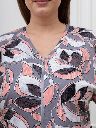 Женский халат Хомли / серый