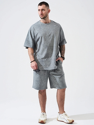 Мужской комплект "Винтаж" (бриджи) 2327-К / Серый